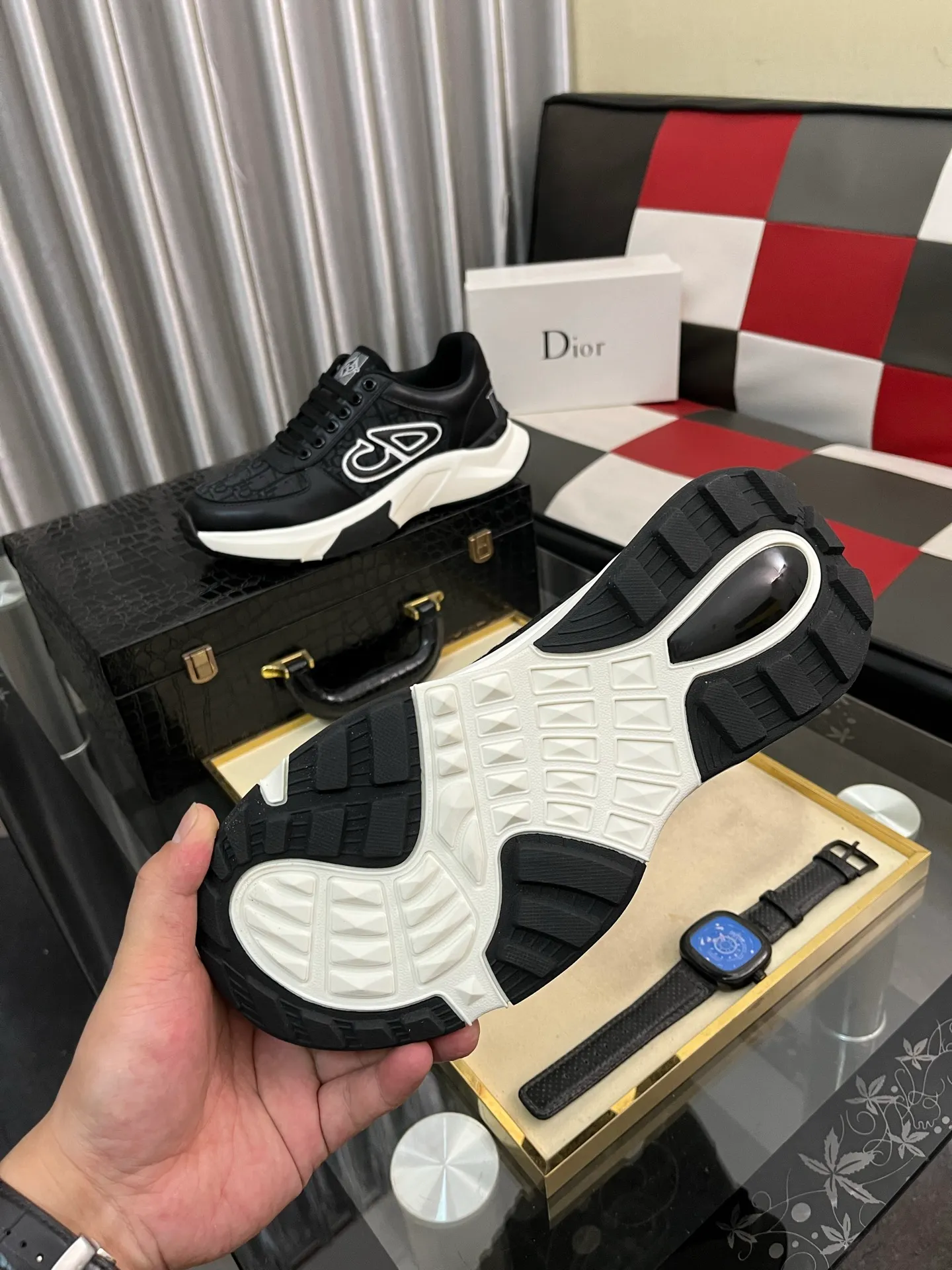 Men's Men's Shoes 💰438⌚️⌚️"Dior DIOR*" latest hot style casual shoes, top brand [seduce] luxury~purchase, top~quality. [Strong] The upper is made of imported breathable cowhide with material ➕ breathable sheepskin feet (•) and fine workmanship. Code number: 38-444️⃣Colors available